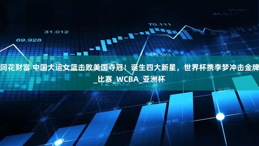 同花财富 中国大运女篮击败美国夺冠！诞生四大新星，世界杯携李梦冲击金牌_比赛_WCBA_亚洲杯